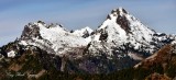 Gothic Peak Foggy Pass Del Campo Peak Cascade Mountains Washington 335