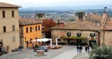 Monteriggioni Village Center with Piazza Roma Tuscany Italy 328  