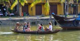 Small boat with tourists Hoi An Vietnam 1119  