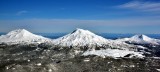 North and South Sisters and Broken Top Three Sisters Oregon 665  