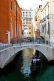 gondola in canal, Venice