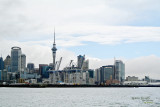 Auckland Sky Tower among the Business Building