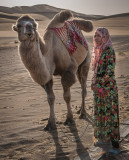 Camel and Girl