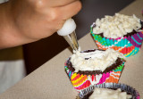 Decorating a Homemade Cupcake