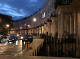 Royal Crescent in the evening, from our front steps