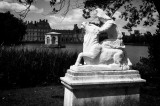 Dans les jardins de Fontainebleau.