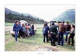 Abril 1981 · Vall del Roncal, Navarra. Després d'aixecar el campament un moment de descans
