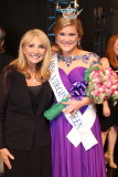 Miss VAs Outstanding Teen - Haylee Borland, Roanoke Valley, with Linda Haas