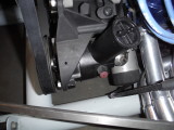 Power steering pump.  Single high pressure outlet single low pressure return