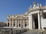 Colonnade left of St.Peters Basilica