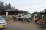 driving through Arusha