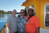 on the ferry