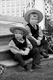 Two Amish boys.