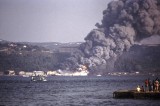 Fire on the Asian side of the Bosporus 1975
