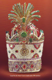 3870_Kiani Crown set with diamonds, emerolds, rubies and pearls