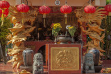 San Jao Pho Suea Outer Altar and Dragon Pillars (DTHP358)
