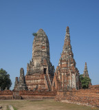 Wat Chaiwatthanaram Central Prang and Side Chedi DTHA0183