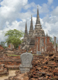 Chedis at Wat Phra Si Sanphet (DTHA023)