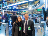 We were fortunate to be able to get down on the floor of the NYSE.  One of the highlights of the trip for me.