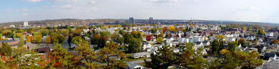 Manchester NH from Rock Rimmon (non-level tripod :-()