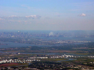 From the air, apx 15 miles out, Saturday, Sept 15, 2001
