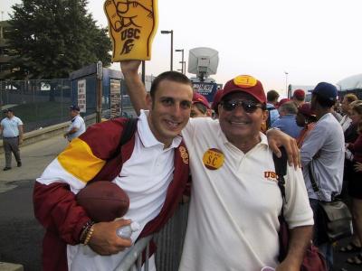 JoeSC and Petros Papadakis [or Papa-day-kiss if you are the stadium announcer]. (Best T-Shirt of the day: Put the Greek in!)