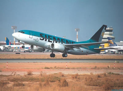 Germania, 737-700, Siemens livery