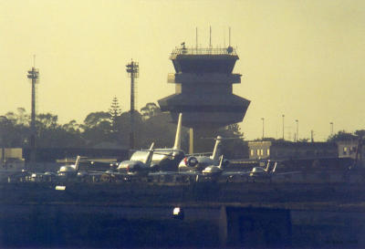 Faro ramp at sunset