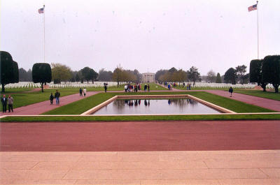 American cemetery in Normandy