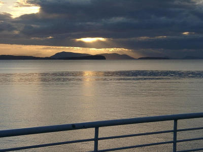 Evening Sun out of Bellingham,WA