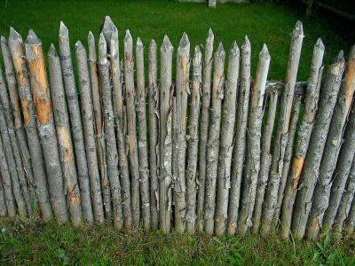 Picket fence in Shelburne