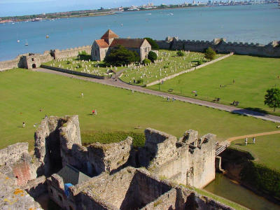 From the top of Porchester Castle