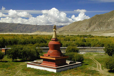 137 - Samye Monastery, Red Stupa