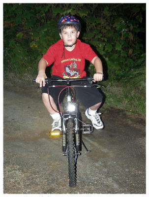 Nick on his bike