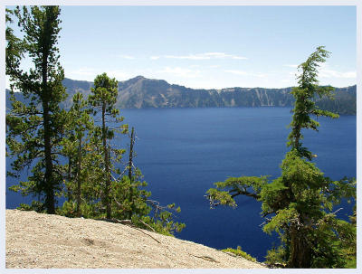 Crater Lake at it's bluest!