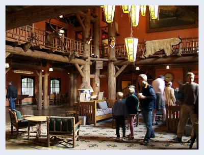 Lobby of McDonald Lodge