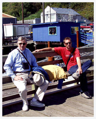 Ron and Ron wait for whale watch