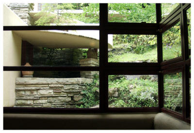 Fallingwater: This shot and the previous one are of an exit from the main house to the walkway to the guest quarters.