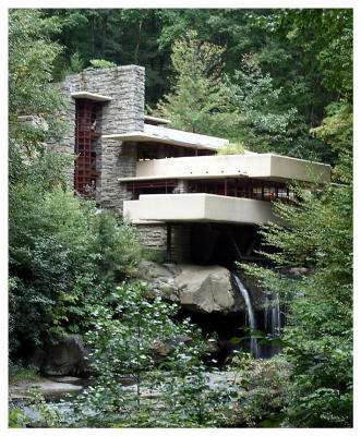 Fallingwater: The family used the falls to cool off on hot summer days.