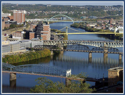 Bridges on the Monongahela River (Pittsburgh)