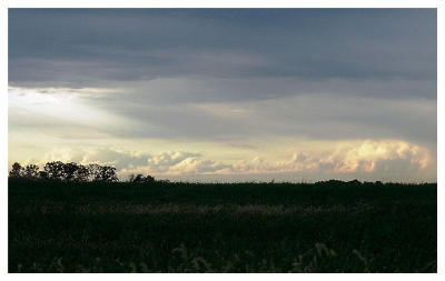 Morning Clouds (farm, field, storm)