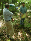 Ron & Bill talk about siting the house we will build.