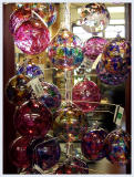 Glass Ornaments in the gift shop