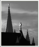 St. Marys of the Mount (church, steeple, clouds, sunset)