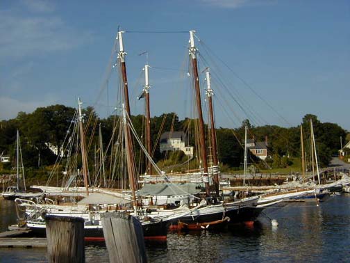 Camden Harbor, Home of Schooner Fleet