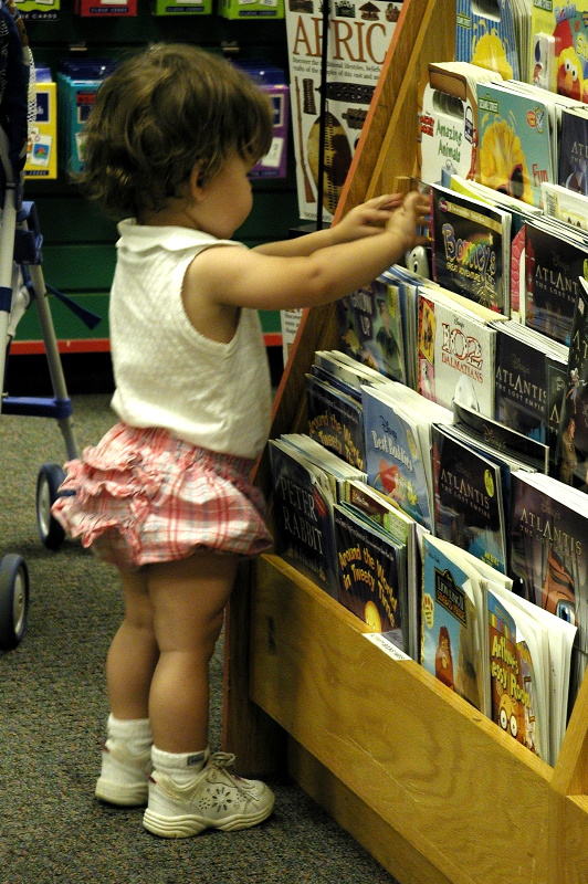 Youre never too young to select a favorite book!