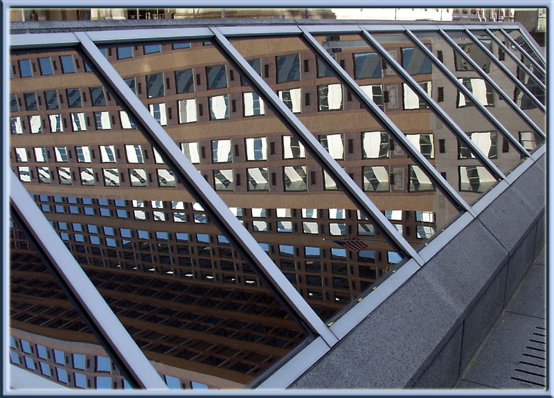 City Reflections (window, Pittsburgh)