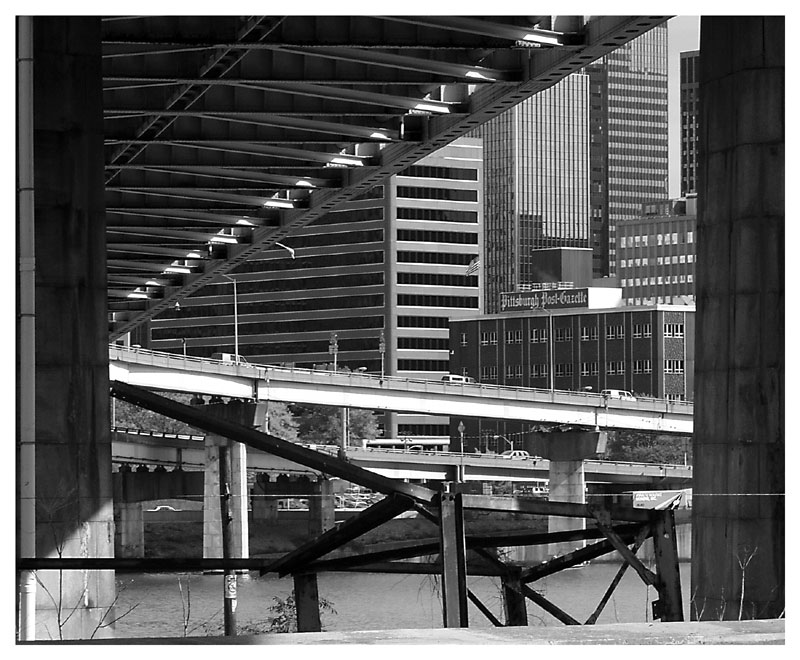 View from under Fort Pitt Bridge