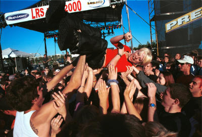 crowd surfing chaos