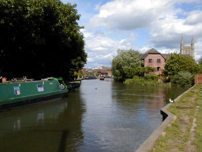 The Kennet canal at Newbury
